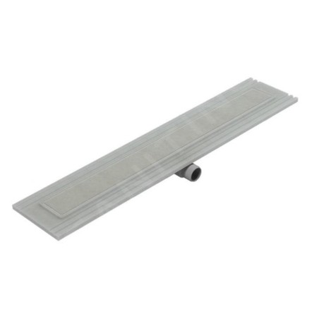 I-Drain Liquid - Caniveau de douche 90 cm, avec grille, béton foncé EP5.SS.0900.D