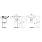 Ideal Standard Tesi - Cache-siphon, blanc T033401