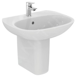 Ideal Standard Tesi - Lavabo 550x450 mm, avec trop-plein, trou pour robinetterie, blanc T352301