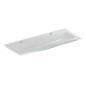 Geberit iCon - Meuble-lavabo double 1200x480x130 mm, sans trop-plein, 2 trous pour robinetterie, KeraTect, blanc 501.846.00.2 Geberit iCon - Meuble-lavabo double 1200x480x130 mm, sans trop-plein, 2 trous pour robinetterie, KeraTect, blanc 501.846.00.2
