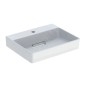 Geberit ONE - Couvercle de vidage pour lavabos avec sortie horizontale, insert de crête, chrome brossé 505.082.GH.1 Geberit ONE - Couvercle de vidage pour lavabos avec sortie horizontale, insert de crête, chrome brossé 505.082.GH.1