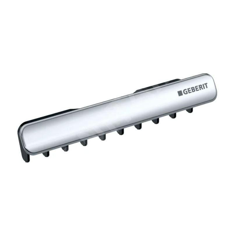 Geberit ONE - Couvercle de vidage pour lavabos avec sortie horizontale, insert de crête, chrome brillant 505.082.21.1 Geberit ONE - Couvercle de vidage pour lavabos avec sortie horizontale, insert de crête, chrome brillant 505.082.21.1