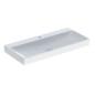 Geberit ONE - Lavabo 1050x480x140 mm, sans trop-plein, avec trou pour robinetterie, KeraTect, blanc 505.020.01.4 Geberit ONE - Lavabo 1050x480x140 mm, sans trop-plein, avec trou pour robinetterie, KeraTect, blanc 505.020.01.4