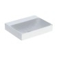 Geberit ONE - Lavabo 500x400x140 mm, sans trop-plein, sans trou pour robinetterie, KeraTect, blanc 505.021.01.6