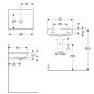 Geberit ONE - Lavabo 500x400x140 mm, sans trop-plein, sans trou pour robinetterie, KeraTect, blanc 505.021.01.6