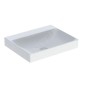 Geberit ONE - Lavabo 600x480x140 mm, sans trop-plein, sans trou pour robinetterie, KeraTect, blanc 505.021.01.1 Geberit ONE - Lavabo 600x480x140 mm, sans trop-plein, sans trou pour robinetterie, KeraTect, blanc 505.021.01.1