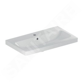 Geberit iCon - Lavabo 750x420x170 mm, avec trop-plein, avec trou pour robinetterie, blanc 501.842.00.1