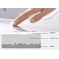 Geberit ONE - Lavabo 750x480x142 mm, trop-plein caché, sans trou pour robinetterie, sortie horizontale, KeraTect, blanc Geberit ONE - Lavabo 750x480x142 mm, trop-plein caché, sans trou pour robinetterie, sortie horizontale, KeraTect, blanc
