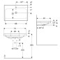 Geberit iCon - Lavabo 750x480x160 mm, avec trop-plein, avec trou pour robinetterie, blanc 501.835.00.1 Geberit iCon - Lavabo 750x480x160 mm, avec trop-plein, avec trou pour robinetterie, blanc 501.835.00.1