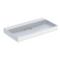 Geberit ONE - Lavabo 900x480x142 mm, trop-plein caché, sans trou pour robinetterie, sortie horizontale, KeraTect, blanc Geberit ONE - Lavabo 900x480x142 mm, trop-plein caché, sans trou pour robinetterie, sortie horizontale, KeraTect, blanc