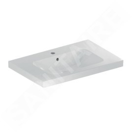 Geberit iCon - Lavabo 900x480x160 mm, avec trop-plein, avec trou pour robinetterie, blanc 501.840.00.1