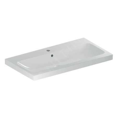 Geberit iCon - Lavabo 900x480x160 mm, avec trop-plein, avec trou pour robinetterie, blanc 501.836.00.1