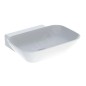 Geberit ONE - Lavabo à poser 500x425x140 mm, sans trop-plein, sans trou pour robinetterie, KeraTect, blanc 505.040.01.6 Geberit ONE - Lavabo à poser 500x425x140 mm, sans trop-plein, sans trou pour robinetterie, KeraTect, blanc 505.040.01.6