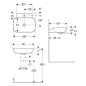 Geberit ONE - Lavabo à poser 500x425x140 mm, sans trop-plein, avec trou pour robinetterie, KeraTect, blanc 505.041.01.6 Geberit ONE - Lavabo à poser 500x425x140 mm, sans trop-plein, avec trou pour robinetterie, KeraTect, blanc 505.041.01.6