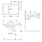 Geberit iCon - Lavabo à poser 750x480x160 mm, avec trop-plein, avec trou pour robinetterie, KeraTect, blanc 501.848.00.2 Geberit iCon - Lavabo à poser 750x480x160 mm, avec trop-plein, avec trou pour robinetterie, KeraTect, blanc 501.848.00.2