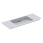 Geberit ONE - Meuble-lavabo 1050x400x130 mm, trop-plein caché, sans trou pour robinetterie, sortie horizontale, KeraTect, blanc Geberit ONE - Meuble-lavabo 1050x400x130 mm, trop-plein caché, sans trou pour robinetterie, sortie horizontale, KeraTect, blanc