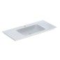 Geberit ONE - Meuble-lavabo 1050x480x140 mm, sans trop-plein, avec trou pour robinetterie, KeraTect, blanc 505.010.01.4 Geberit ONE - Meuble-lavabo 1050x480x140 mm, sans trop-plein, avec trou pour robinetterie, KeraTect, blanc 505.010.01.4