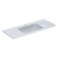 Geberit ONE - Meuble-lavabo 1200x480x140 mm, sans trop-plein, avec trou pour robinetterie, KeraTect, blanc 505.010.01.5 Geberit ONE - Meuble-lavabo 1200x480x140 mm, sans trop-plein, avec trou pour robinetterie, KeraTect, blanc 505.010.01.5