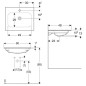 Geberit iCon - Meuble-lavabo 600x480x130 mm, sans trop-plein, avec trou pour robinetterie, blanc 501.843.00.1 Geberit iCon - Meuble-lavabo 600x480x130 mm, sans trop-plein, avec trou pour robinetterie, blanc 501.843.00.1