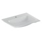 Geberit iCon - Meuble-lavabo 600x480x130 mm, sans trop-plein, avec trou pour robinetterie, KeraTect, blanc 501.843.00.2 Geberit iCon - Meuble-lavabo 600x480x130 mm, sans trop-plein, avec trou pour robinetterie, KeraTect, blanc 501.843.00.2