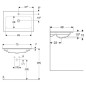 Geberit iCon - Meuble-lavabo 750x480x130 mm, sans trop-plein, avec trou pour robinetterie, KeraTect, blanc 501.844.00.2 Geberit iCon - Meuble-lavabo 750x480x130 mm, sans trop-plein, avec trou pour robinetterie, KeraTect, blanc 501.844.00.2
