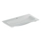 Geberit iCon - Meuble-lavabo 900x480x130 mm, sans trop-plein, avec trou pour robinetterie, blanc 501.845.00.1 Geberit iCon - Meuble-lavabo 900x480x130 mm, sans trop-plein, avec trou pour robinetterie, blanc 501.845.00.1