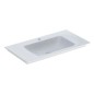 Geberit ONE - Meuble-lavabo 900x480x140 mm, sans trop-plein, avec trou pour robinetterie, KeraTect, blanc 505.010.01.3 Geberit ONE - Meuble-lavabo 900x480x140 mm, sans trop-plein, avec trou pour robinetterie, KeraTect, blanc 505.010.01.3