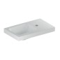 Geberit iCon - Lave-mains 530x310x130 mm, sans trop-plein, trou pour robinetterie à droite, KeraTect, blanc 501.832.00.2