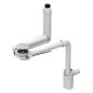 Geberit ONE - Siphon de lavabo gain de place avec vidage pour lavabos avec trop-plein caché, d 40 mm, blanc 152.061.01.1