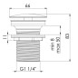 Steinberg 100 - Bonde non-refermable, chrome 100 1693 Steinberg 100 - Bonde non-refermable, chrome 100 1693