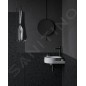 Ravak Yard - Lavabo d'angle 45x45 cm, sans trop-plein, trou pour robinet, blanc XJX01245000