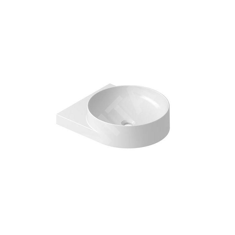 Ravak Yard - Lavabo 405x500 mm, sans trop-plein, trou pour robinet, blanc XJX01240002 Ravak Yard - Lavabo 405x500 mm, sans trop-plein, trou pour robinet, blanc XJX01240002