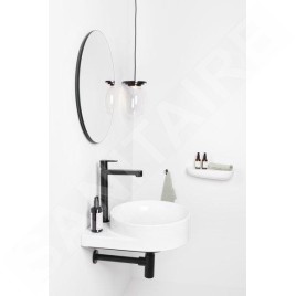 Ravak Yard - Lavabo 405x500 mm, sans trop-plein, trou pour robinet, blanc XJX01240002