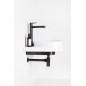 Ravak Yard - Lavabo 405x500 mm, sans trop-plein, trou pour robinet, blanc XJX01240002 Ravak Yard - Lavabo 405x500 mm, sans trop-plein, trou pour robinet, blanc XJX01240002