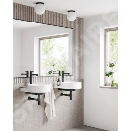 Ravak Yard - Lavabo 405x500 mm, sans trop-plein, trou pour robinet, blanc XJX01240002