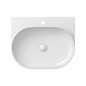 Ravak Yard - Lavabo 605x500 mm, sans trop-plein, trou pour robinet, blanc XJX01260002 Ravak Yard - Lavabo 605x500 mm, sans trop-plein, trou pour robinet, blanc XJX01260002