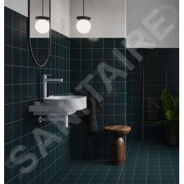 Ravak Yard - Lavabo 605x500 mm, sans trop-plein, trou pour robinet, blanc XJX01260002