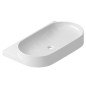 Ravak Yard - Lavabo 805x500 mm, sans trop-plein, trou pour robinetterie, blanc XJX01280002