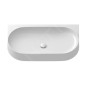 Ravak Yard - Lavabo 805x500 mm, sans trop-plein, trou pour robinetterie, blanc XJX01280002