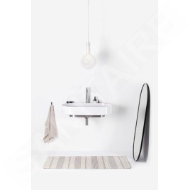 Ravak Yard - Lavabo 805x500 mm, sans trop-plein, trou pour robinetterie, blanc XJX01280002