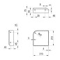 Ravak Yard - Console pour lavabo Yard 280 C, blanc X01774 Ravak Yard - Console pour lavabo Yard 280 C, blanc X01774