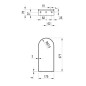 Ravak Yard - Console pour lavabo Yard 400, blanc X01776 Ravak Yard - Console pour lavabo Yard 400, blanc X01776