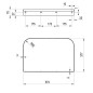 Ravak Yard - Console pour lavabo Yard 800, blanc X01778 Ravak Yard - Console pour lavabo Yard 800, blanc X01778