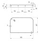 Ravak Yard - Console pour lavabo Yard 800, noir X01783 Ravak Yard - Console pour lavabo Yard 800, noir X01783