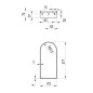 Ravak Yard - Console pour lavabo Yard 400, inox X01786 Ravak Yard - Console pour lavabo Yard 400, inox X01786