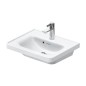 Duravit D-Neo - Lave-mains 500x400 mm, avec trop-plein, trou pour robinetterie, blanc 0742500000