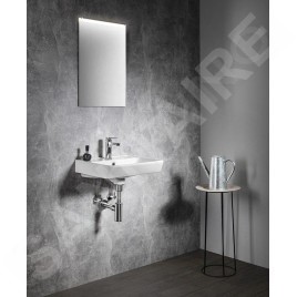 Bruckner Neon - Lavabo 450x415 mm, avec trop-plein, avec trou pour robinet, blanc 201.130.0