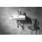 Bruckner Neon - Lavabo 450x415 mm, avec trop-plein, avec trou pour robinet, blanc 201.130.0