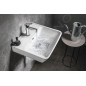 Bruckner Neon - Lavabo 450x415 mm, avec trop-plein, avec trou pour robinet, blanc 201.130.0