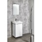 Bruckner Neon - Lavabo 450x415 mm, avec trop-plein, avec trou pour robinet, blanc 201.130.0